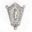 Picture of Machine Cast Sterling Silver Rosary Centerpiece, 10x20mm
