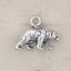 Picture of Sterling Silver 3 Dimensional Bear Walking Charm 11x16mm