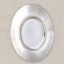 Picture of Sterling Silver Oval Plain Disc With Bezel Cup 10mm x 14mm