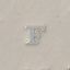 Picture of Sterling Silver Roman Letter "F" - 1/4 Inch, 24ga