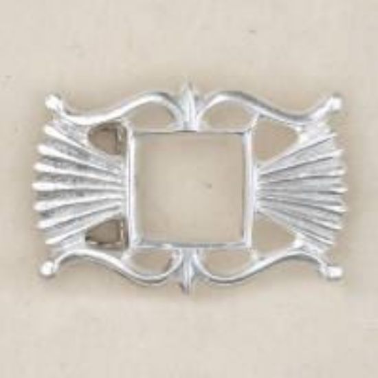 Picture of Sterling Silver Sand Cast Buckle #5 2x3"