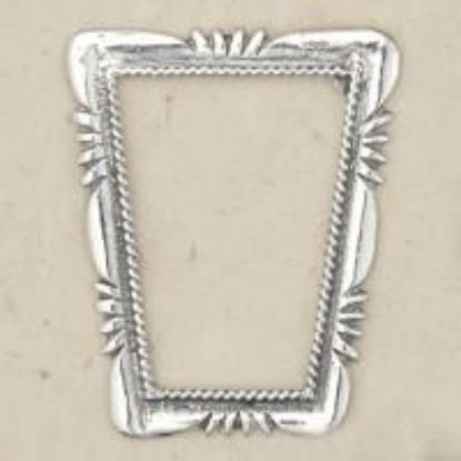 Picture of Sterling Silver Machine Cast Taper Bolo Border, 1-1/2" x 1-3/4"