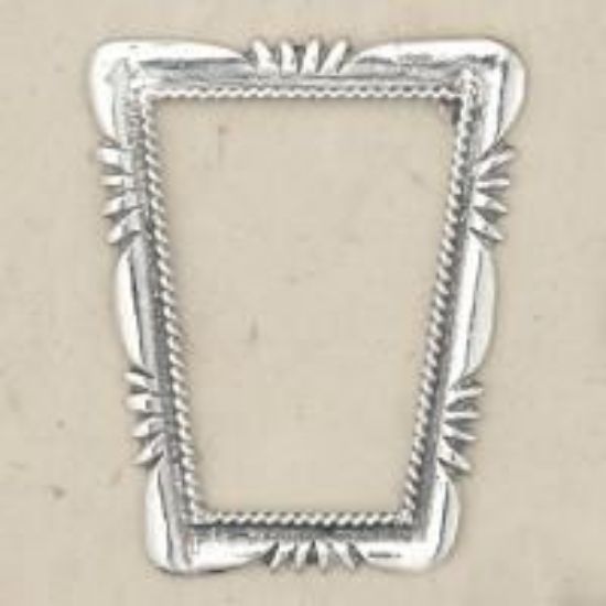 Picture of Sterling Silver Machine Cast Taper Bolo Border, 1-1/2" x 1-3/4"