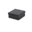 Picture of Black Pin Stripe Cotton Filled Gift Box 3 1/2 x 3 1/2 x 1 1/2 Inch