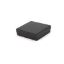 Picture of Black Pin Stripe Cotton Filled Gift Box 3 1/2 x 3 1/2 x 1 Inch