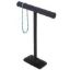 Picture of Black Velvet Round Shaped Single T-Bar Display, 14" x 18" H, Sold individually, Imported