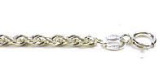 Picture of Sterling Silver French Rope Chain 18 Inch x 2mm