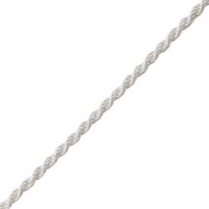 Picture of Sterling Silver French Rope Chain 16 Inch x 1.2mm. Made in Italy