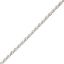 Picture of Sterling Silver French Rope Chain 16 Inch x 1.2mm. Made in Italy