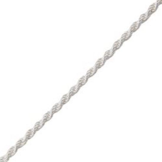 Picture of Sterling Silver French Rope Chain 20 Inch x 1.2mm. Made in Italy