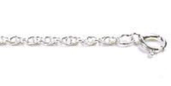 Picture of Sterling Silver Medium 15 Rope Chain 16 Inch x 1.8mm