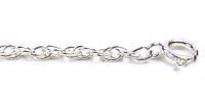 Picture of Sterling Silver Large 18 Rope Chain 18 Inch x 2.1mm