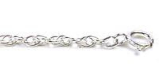 Picture of Sterling Silver Large 18 Rope Chain 30 Inch x 2.1mm