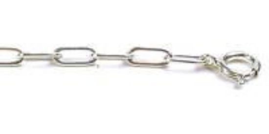 Picture of Sterling Silver Flat Cable Chain 22 Inch x 2.6mm