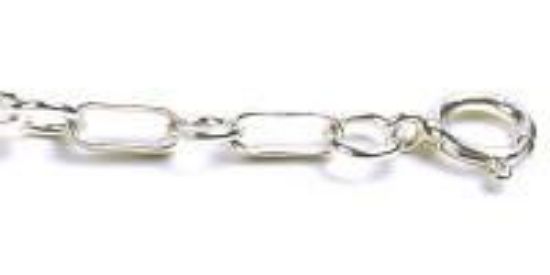 Picture of Sterling Silver 02 Long And Short Chain 22 Inch x 5.25mm