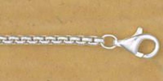 Picture of Sterling Silver Round Box Chain 24 Inch x 2.5mm