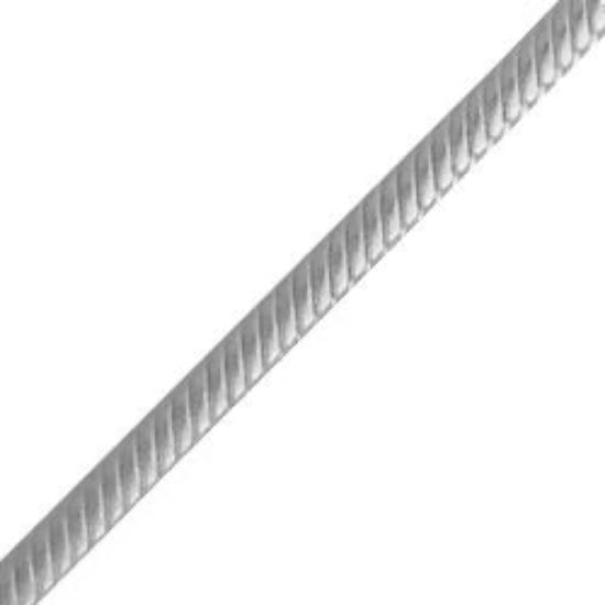 Picture of Sterling Silver Snake Round Chain 18 Inch x 1.5mm