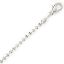 Picture of Silver Plated Bead Die Cut Chain 2mm 20". IMPORTED ECONOMY QUALITY CHAINS: DUE TO THE PRICE, THIS ITEM VARIES IN LENGTH AND SIZE, NO REFUNDS OR EXCHANGES.
