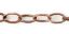 Picture of Copper Plated Stamped Cable Chain 4.9mm<br />4 Foot Lengths