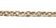Picture of Brass Plated Cable Chain 3.3mm<br />4 Foot Lengths