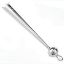 Picture of Sterling Silver Bolo Tip With Loop Long 8mm #2L. Fits: 4 & 6 Ply Cords