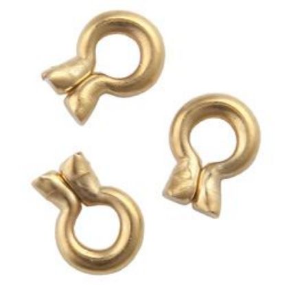Picture of Brass Button Loop, 1/4" BLB-1