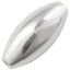 Picture of Silver Plated Melon Beads 3x7mm<br />100 Beads