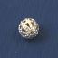 Picture of Silver Plated Filigree Beads 6mm<br />50 Beads