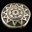 Picture of Silver Plated Indian Star Oxidized Beads 18mm,10 Beads