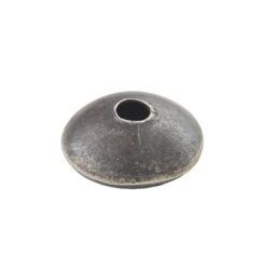 Picture of Sterling Silver Handmade Rondelle Bead, 5x10mm