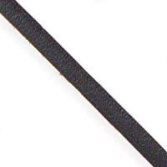 Picture of Brown Leather 1/8" Lace, Sold by the Yard