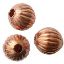 Picture of Copper Fluted Bead 4mm<br />Unit Of 100 Beads