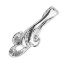 Picture of Sterling Silver Pinch Extra Large Design Bail 24.5x15mm. JBB Finding