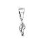 Picture of Sterling Silver Pinch Leaf Bail 17x3.5mm. JBB Fiding