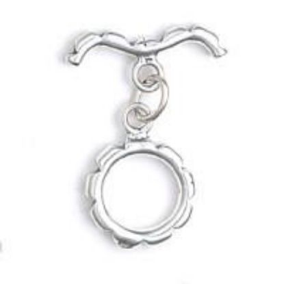 Picture of Sterling Silver Toggle #4 14mm Loop 21mm Bar