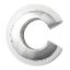 Picture of Sterling Silver Crimp Covers 4mm<br />10 Crimp Covers
