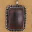 Picture of Rectangle Gold Horn Base Metal Pendant 31mm