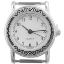 Picture of Silver Tone Stamped White Dial Watch 30x27mm, Pin Size 14mm