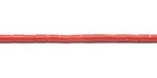 Picture of Molded Coral Heishi Beads 2mm 22" Strand