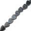 Picture of Hematine Flat Heart 4mm, 16" Strand