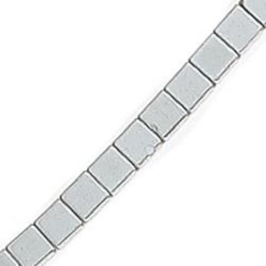 Picture of Hematine Cube Bead 3mm, 16" Strand