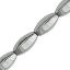 Picture of Hematine 6 Side Rice Bead 8x16mm 16" Strand