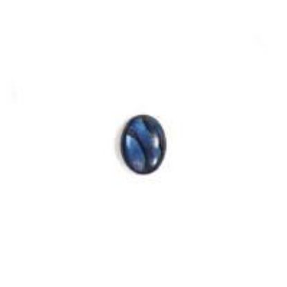 Picture of Oval Blue Paua Shell Cabochon 7x9mm
