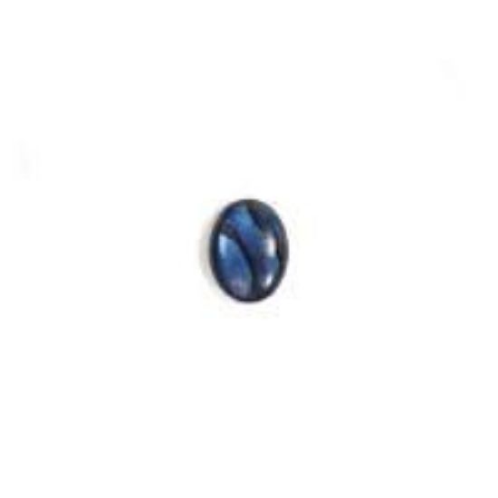 Picture of Oval Blue Paua Shell Cabochon 7x9mm