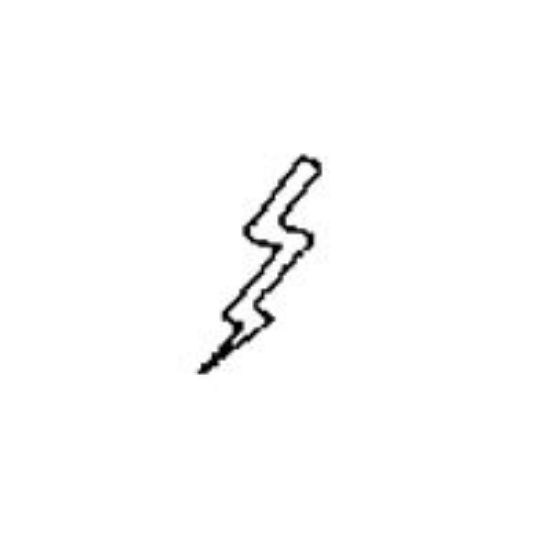 Picture of 1/4" Stamp #2 Lightning