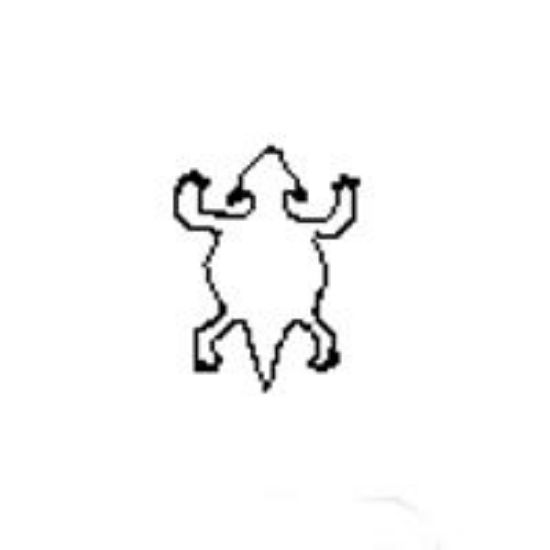 Picture of 1/4" Stamp #5 Horned Toad