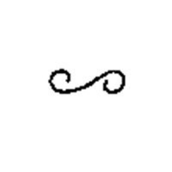 Picture of 1/4" Stamp #M31 Fancy Scroll