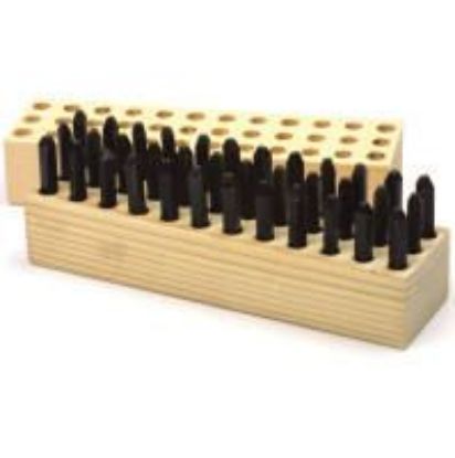 Picture of Letter & Number Stamp Combination 36 Piece 3/32 Inch