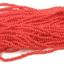 Picture of Size 13 Cut Seed Bead, Coral, Sold by the Hank