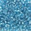 Picture of Size 8 Japanese Seed Beads, Silverlined Aqua (#18), Approximately 25 Grams